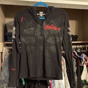 Rebel Spirit Black long sleeve sweater size L